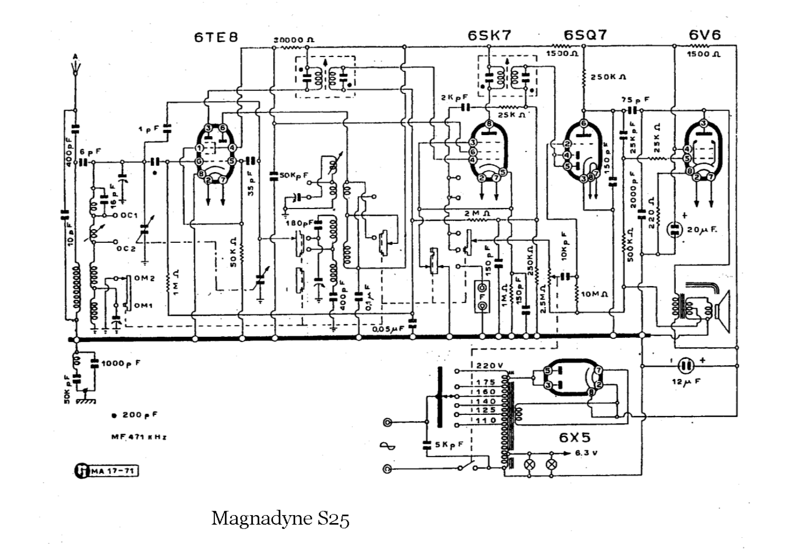 Magnadyne s25 schematic