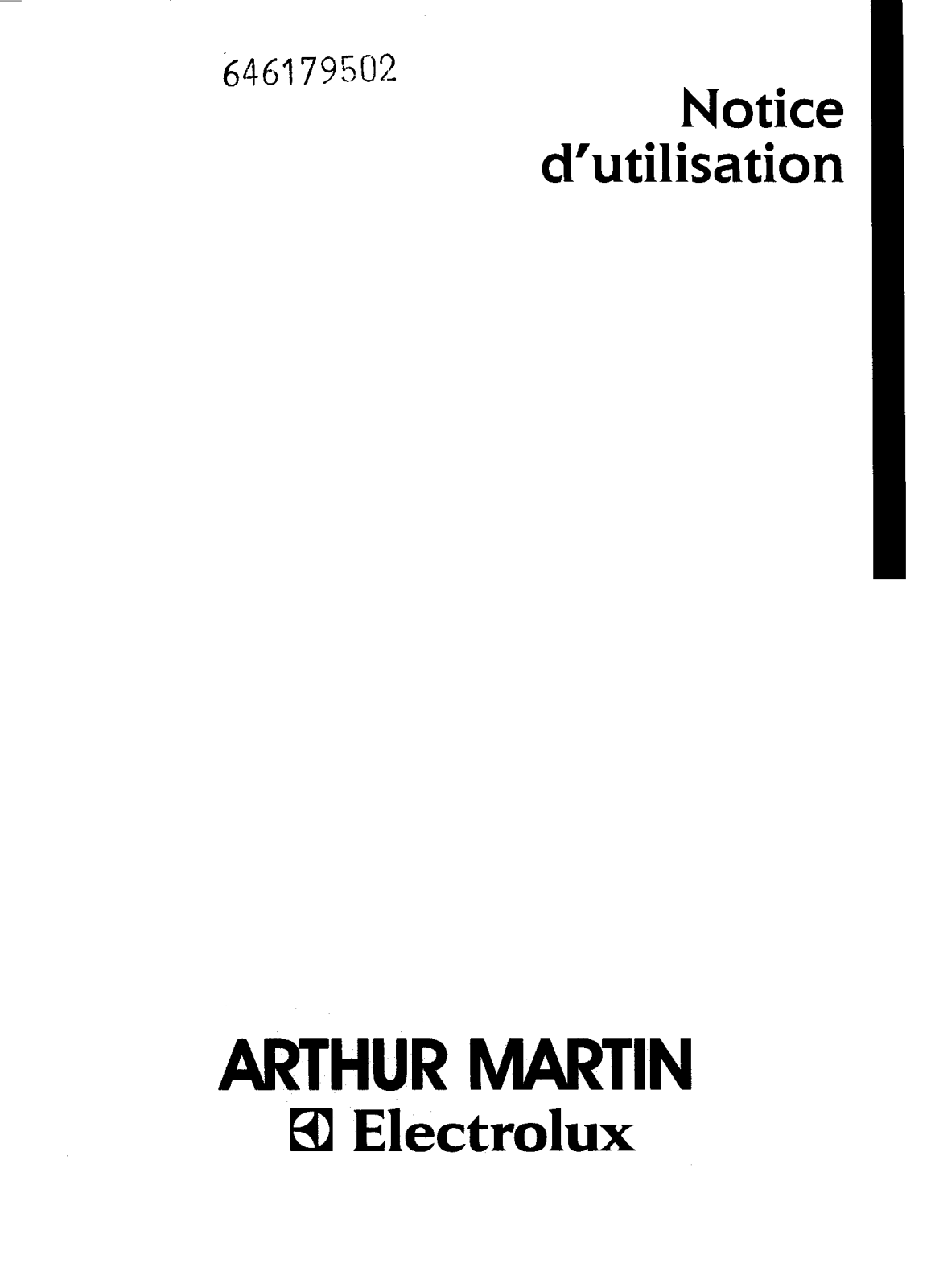 ARTHUR MARTIN ASF655-2 User Manual