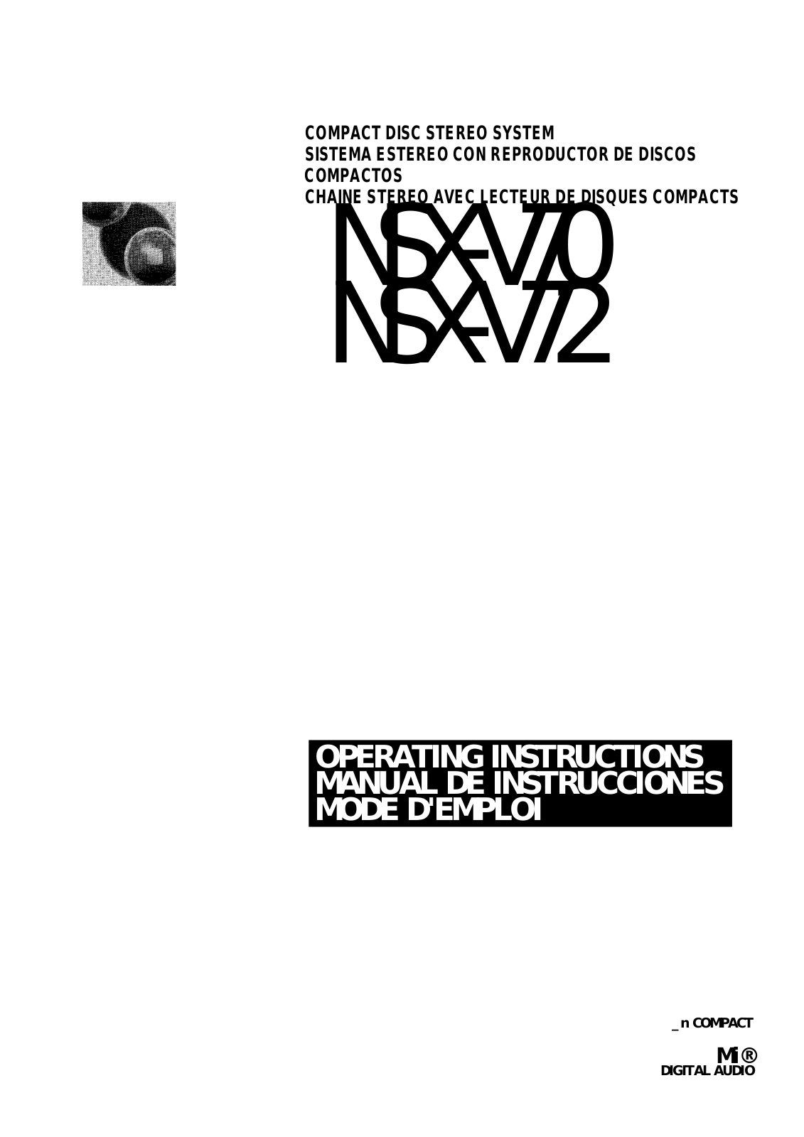 Aiwa NSX-V72 User Manual