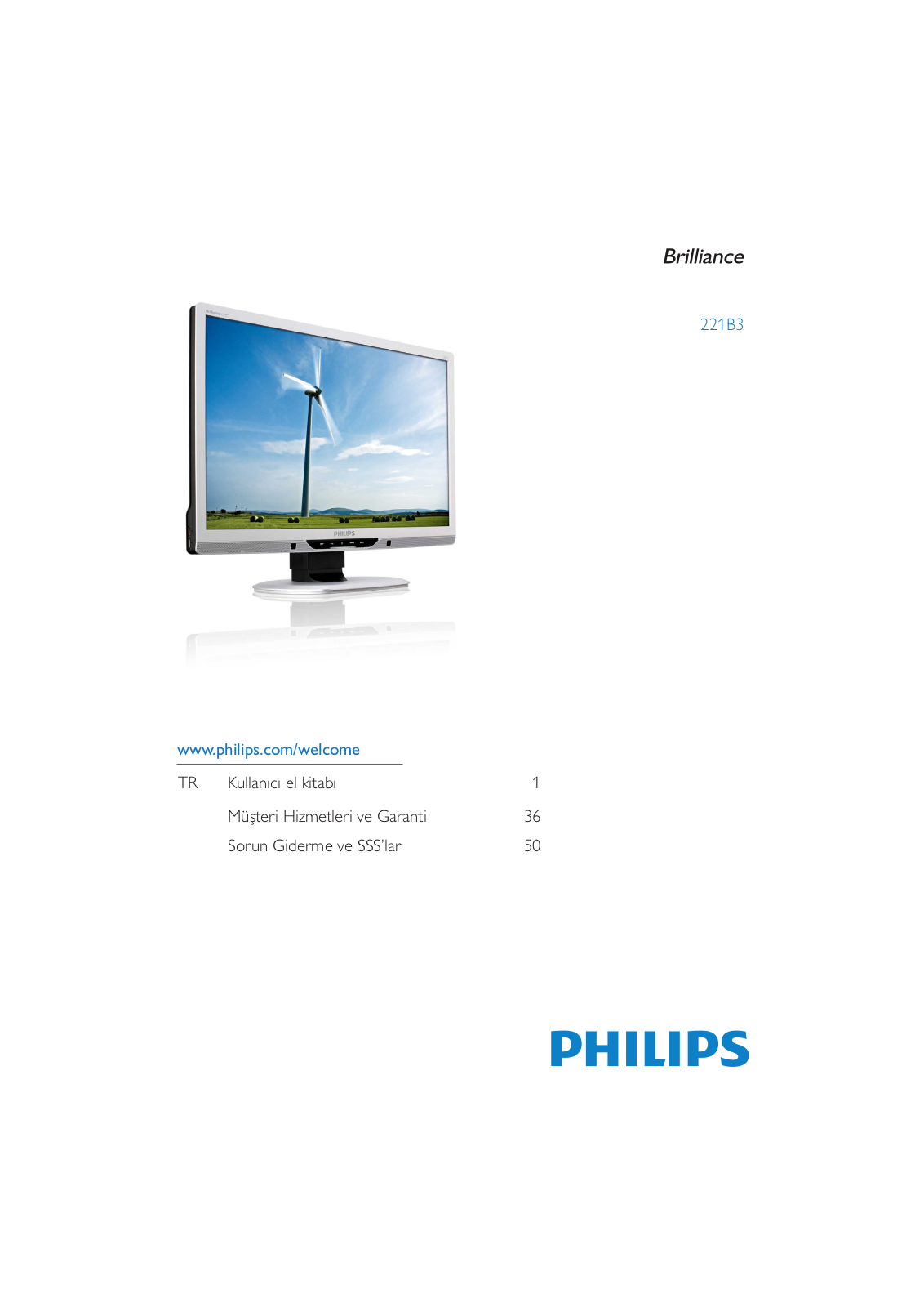 Philips 221B3 User Manual