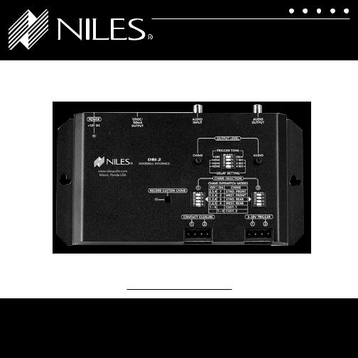 Niles Audio DBI-2 User Manual