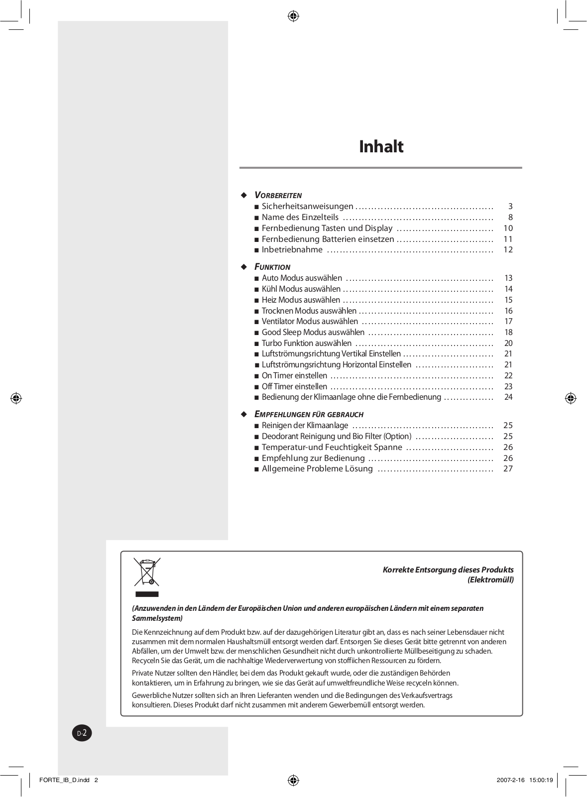 Samsung AQ12FBX, AQ09FBX, AQ12FBN, AQ09FBN User Manual