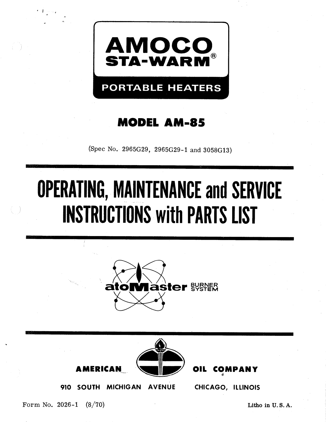 Desa Tech AM85 Owner's Manual