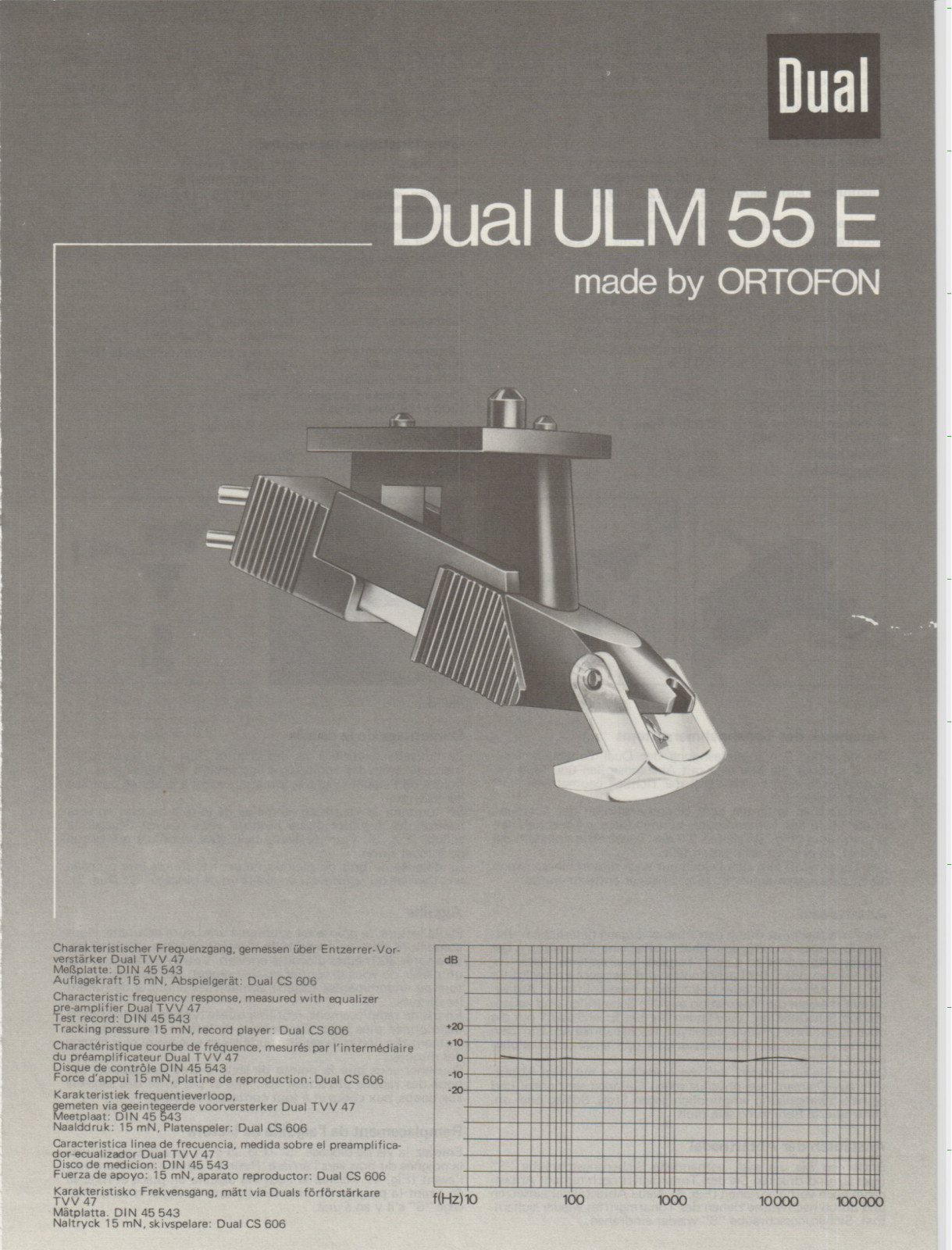 Dual ULM-55-E Owners manual