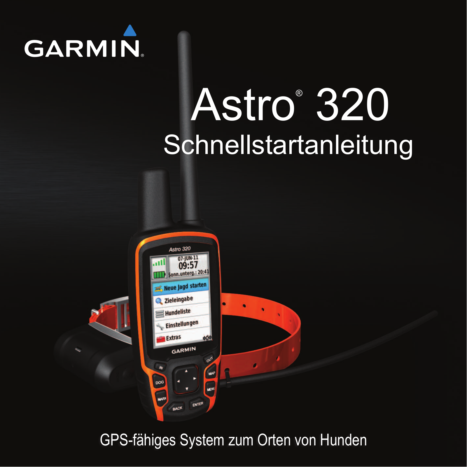 Garmin Astro 320 Quick Start Guide