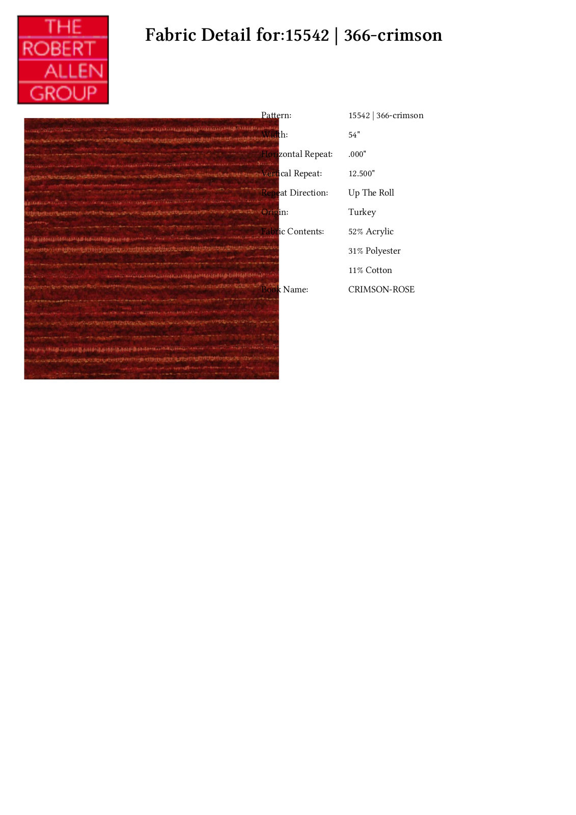 Duralee CRAL5844 Specifications - ManualMachine.com
