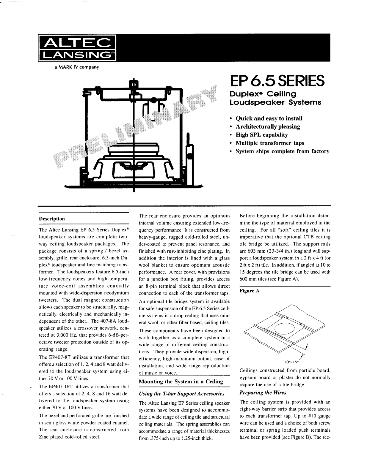 Altec lansing EP65 User Manual