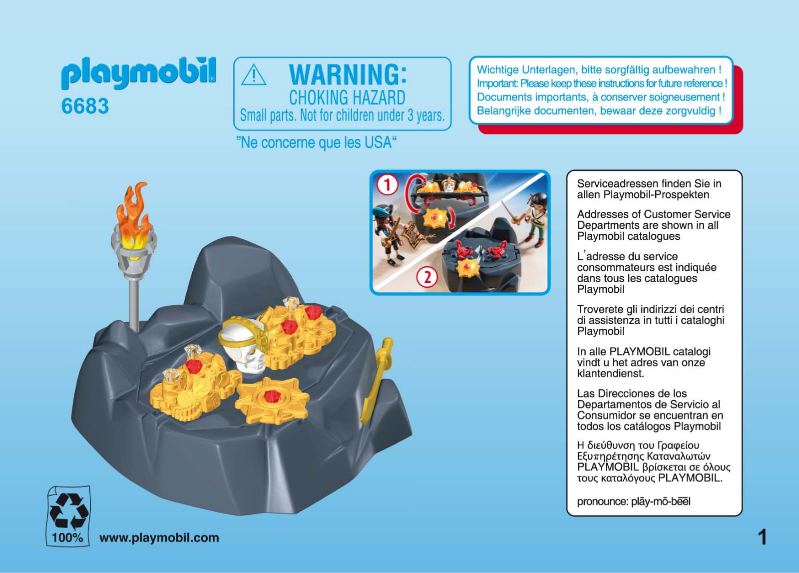 playmobil 6683 Instructions