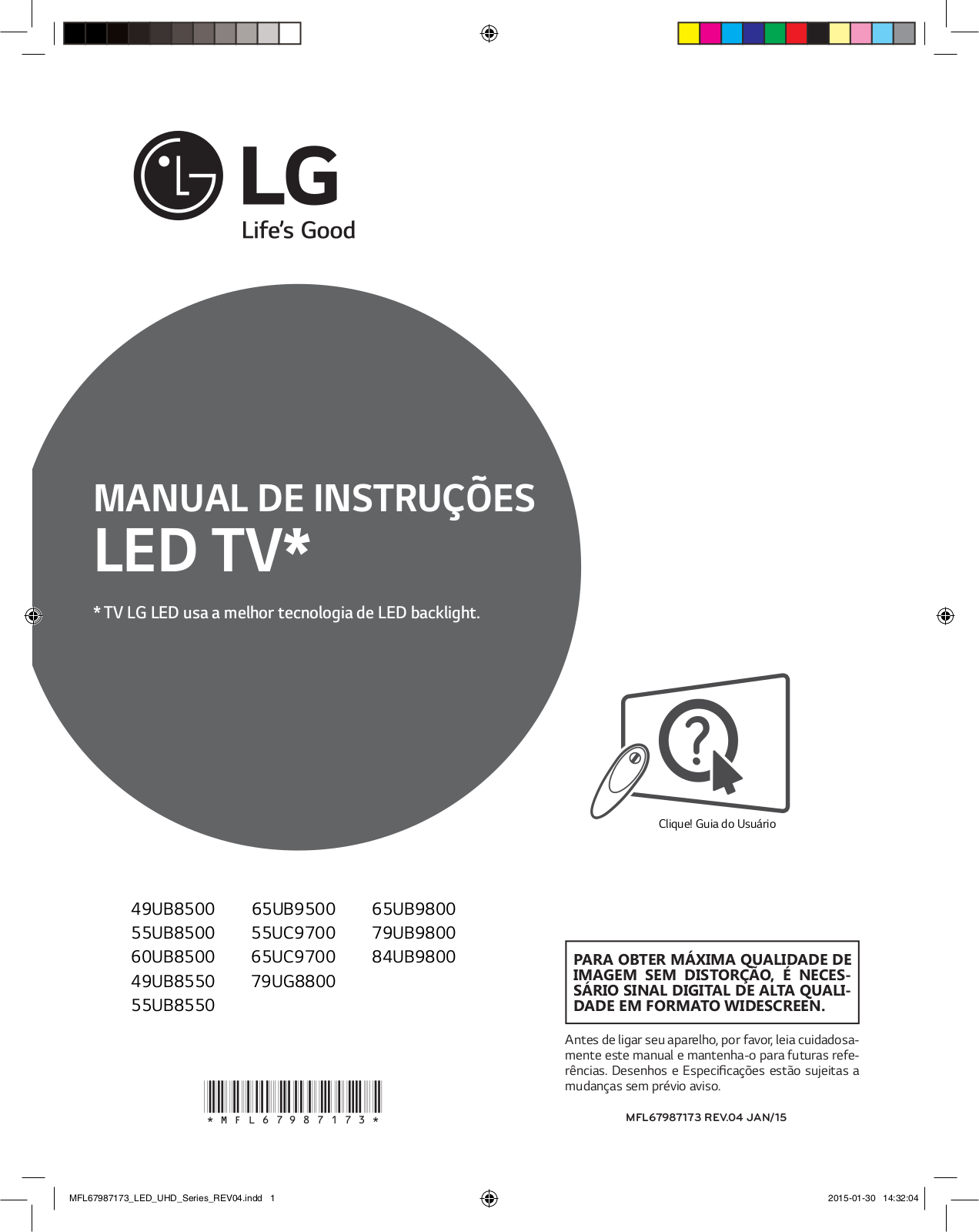 LG 49UB8550 User manual