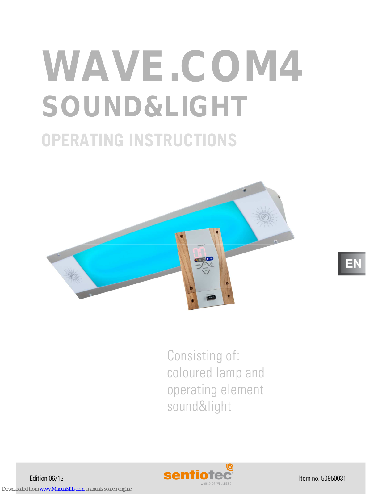 Sentiotec WAVE.COM4 Operating Instructions Manual