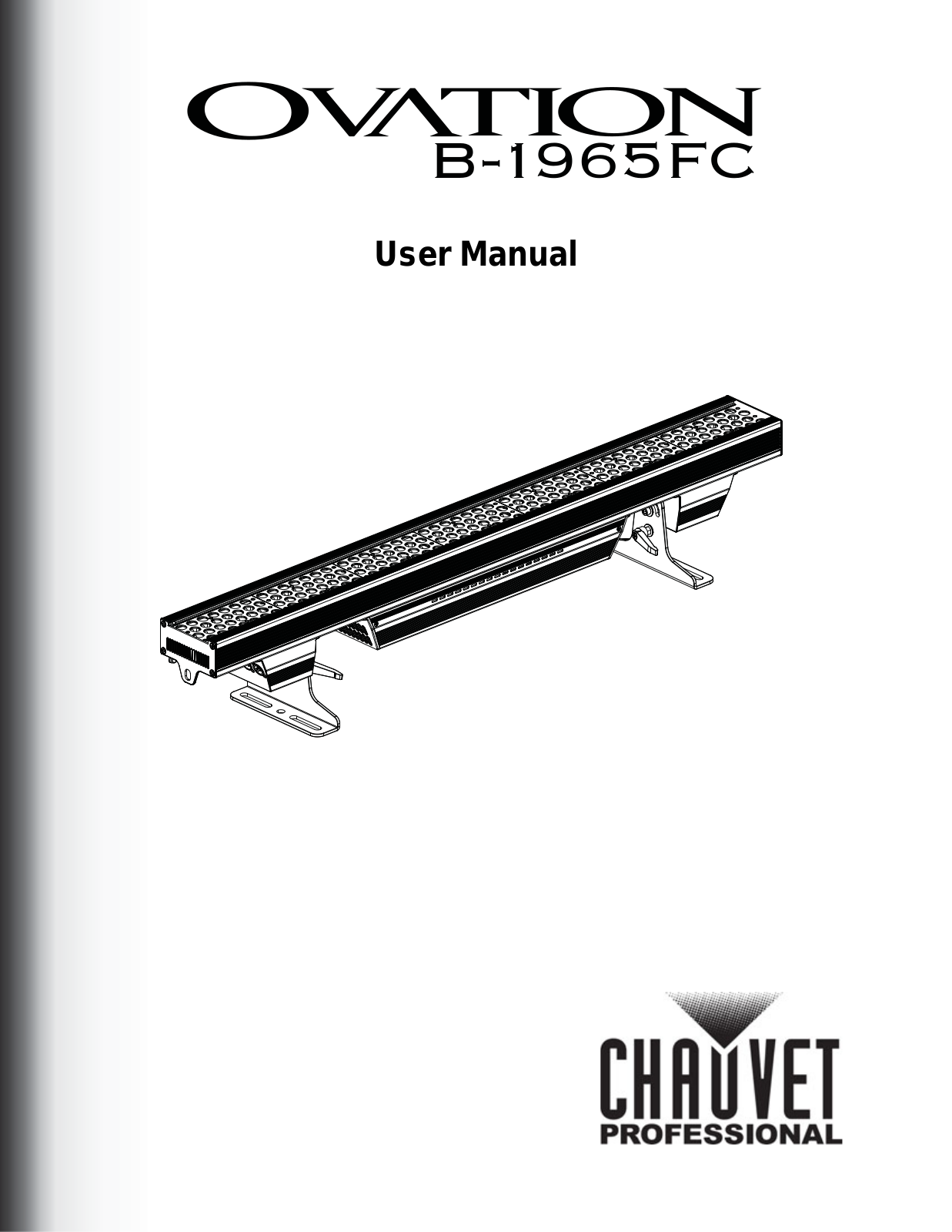 Chauvet Pro Ovation B-1965FC Users Manual