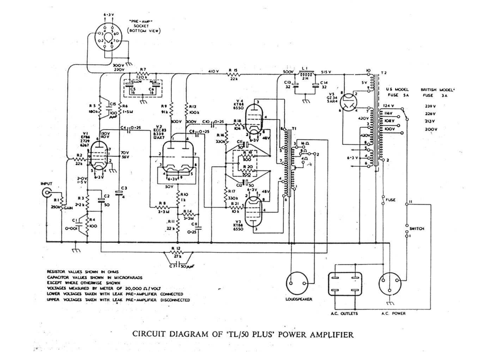 Leak TL50Plus 2 Schematic