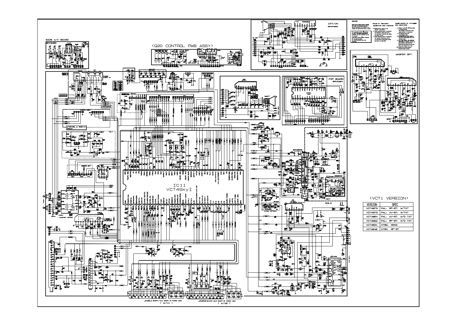 LG RP-29fA35A, CP-29k35A Schematic