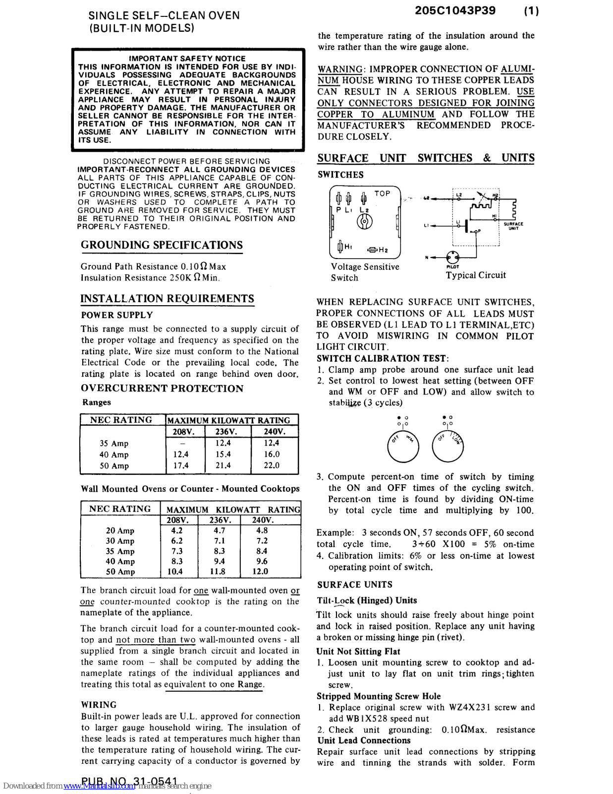 GE JKP16G0J3BG User Manual