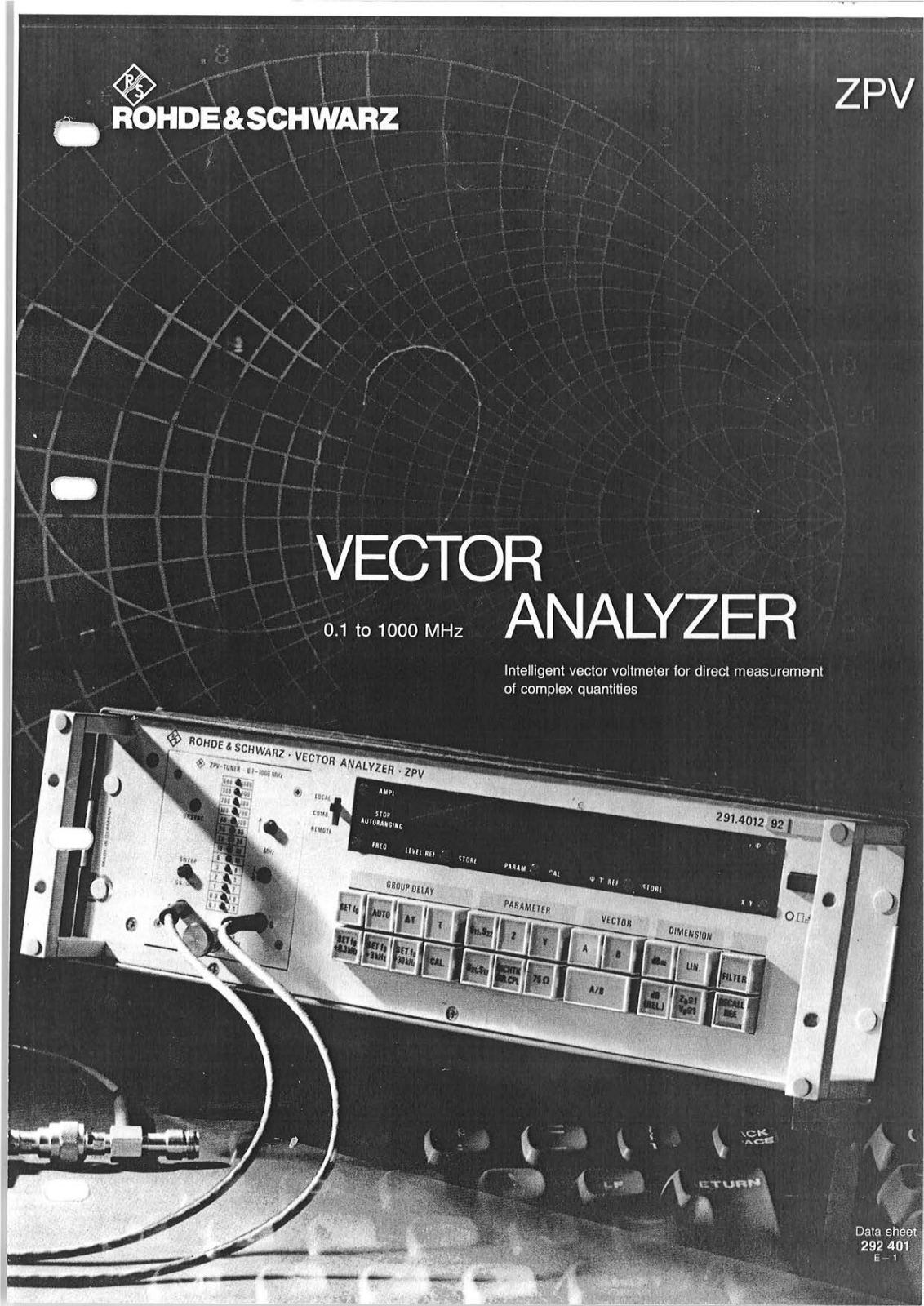 Rohde & Schwarz ZPV Datasheet