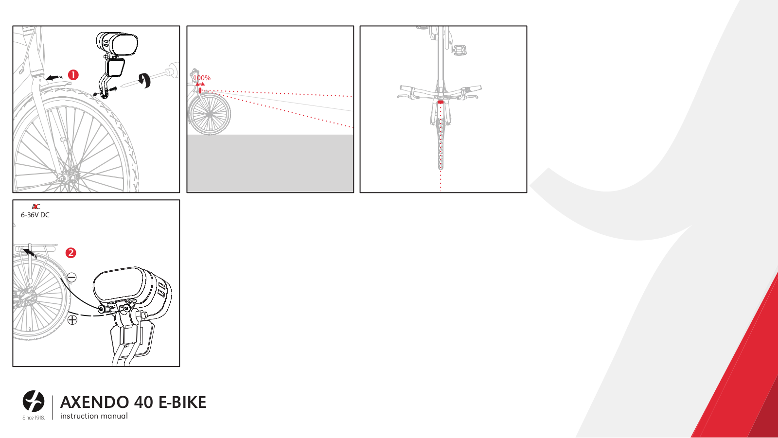 Spanninga Axendo 40 XE operation manual