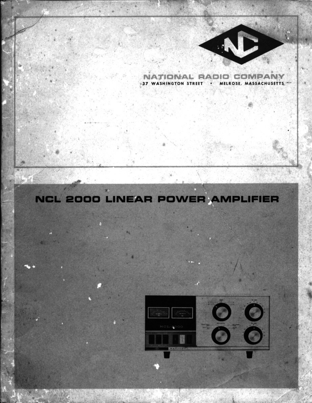 National NCL-2000 User Guide