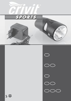 Crivit Halogen Bike Light Set User Manual