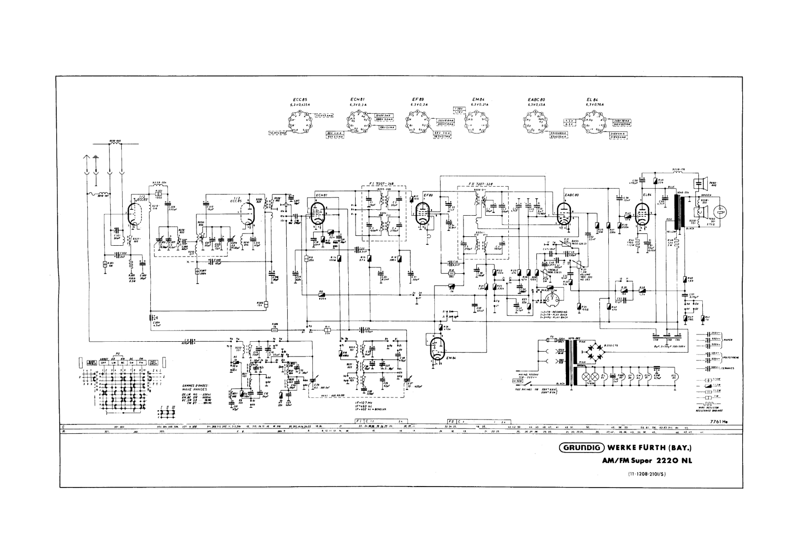 Grundig 2220 nl schematic - ManualMachine.com