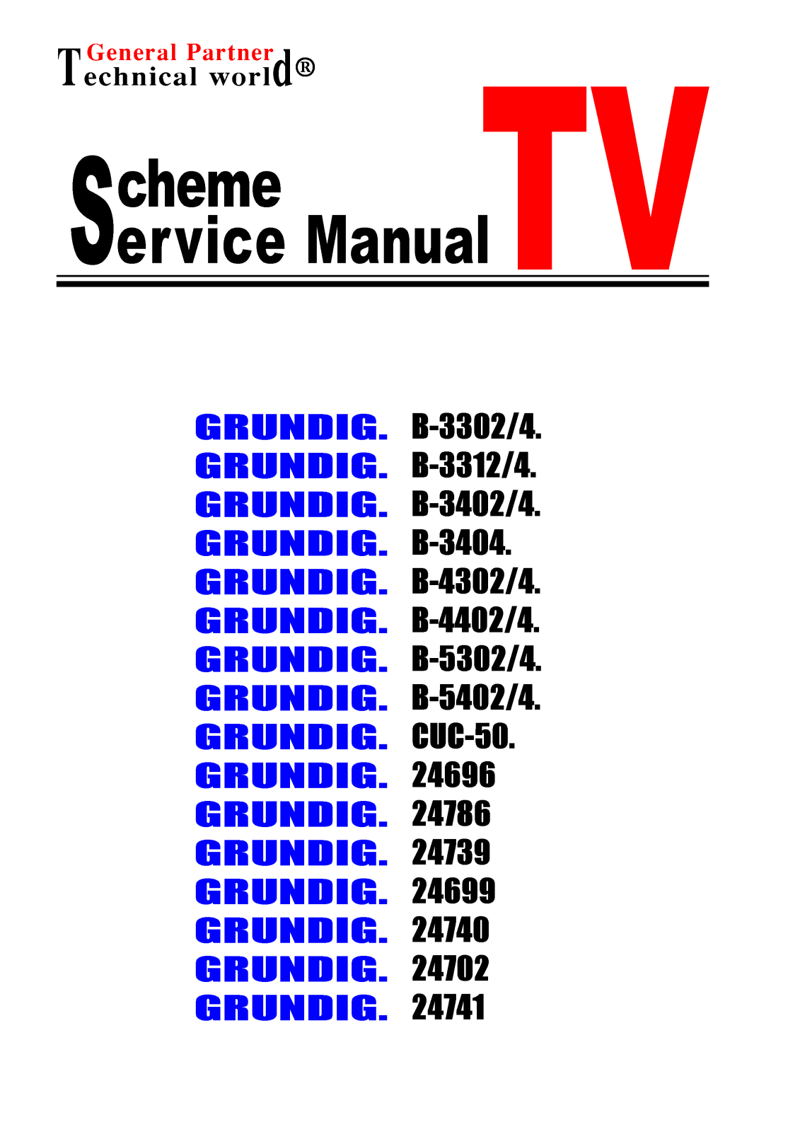 Grundig CUC50 Schematic