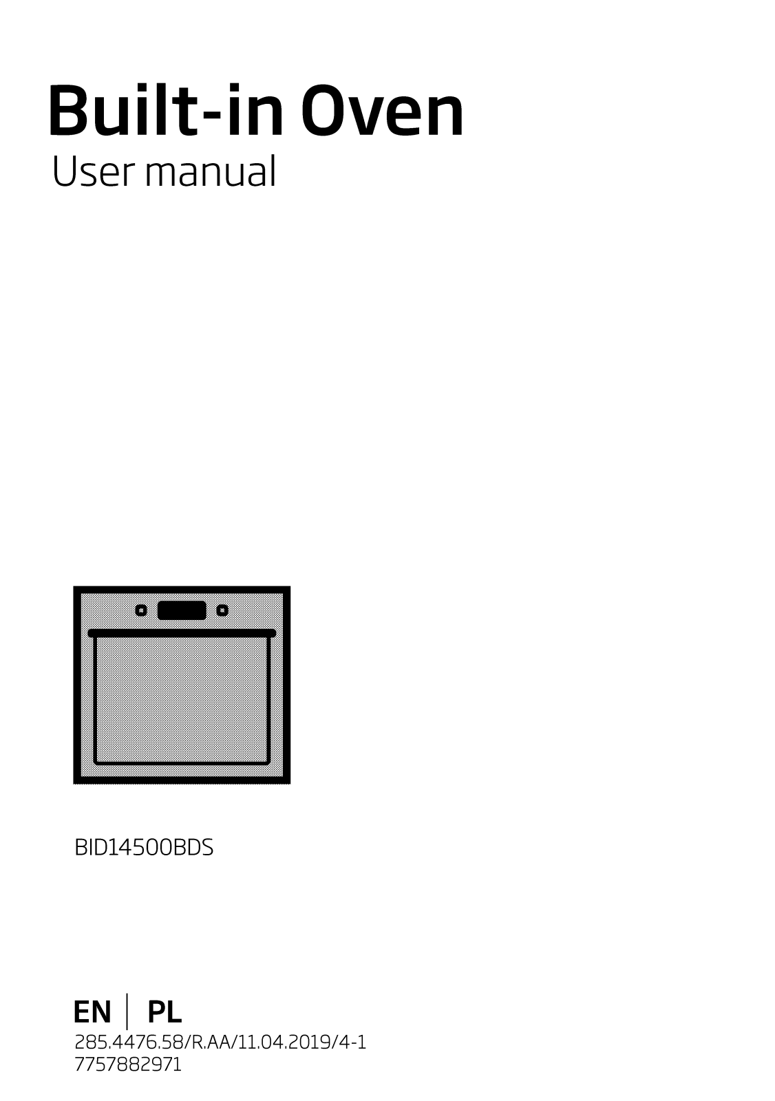 Beko BID14500BDS User manual