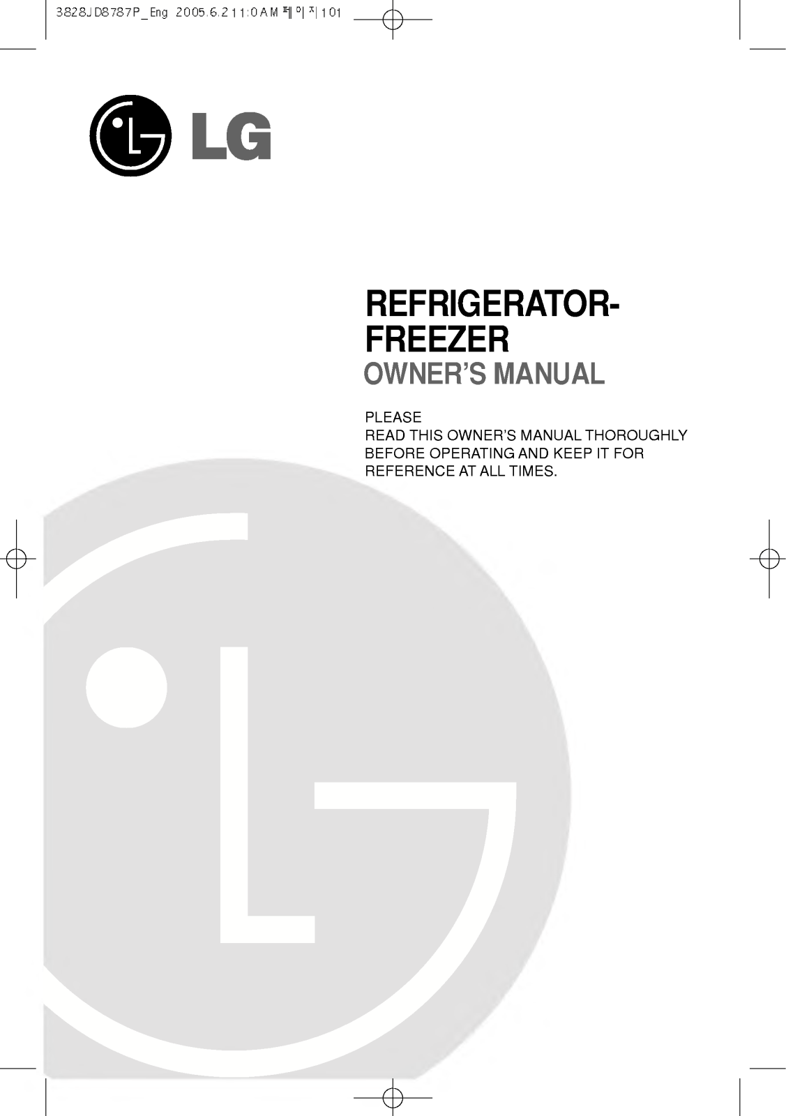 LG GR-456ZMQ, GR-496ZMQ User Manual