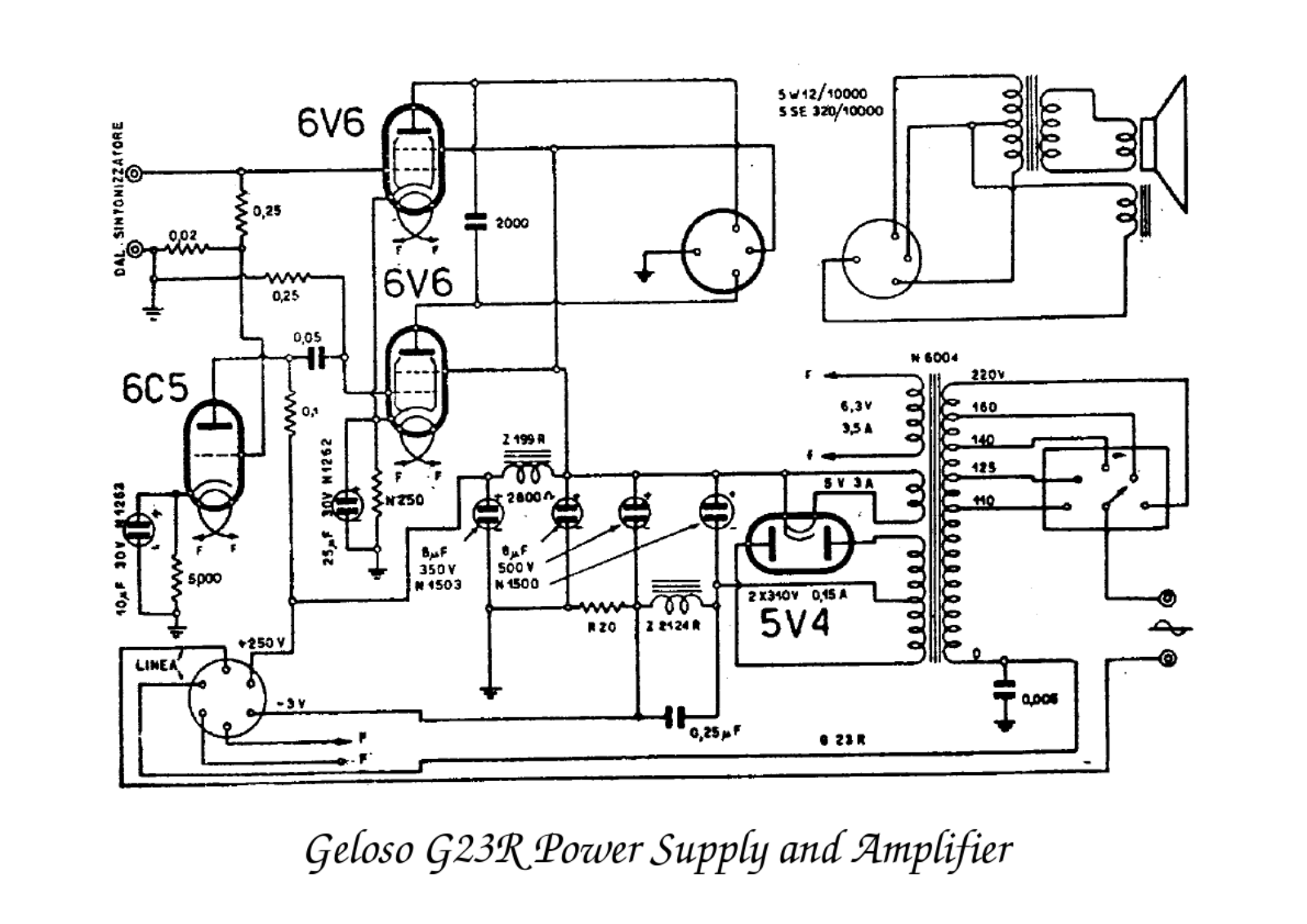 Geloso g23r schematic