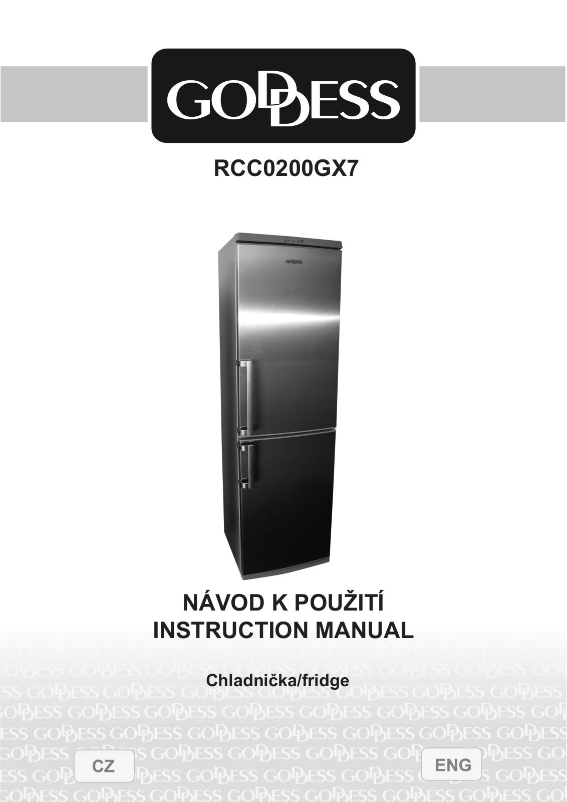 Goddess RCC0200GX7 User Manual