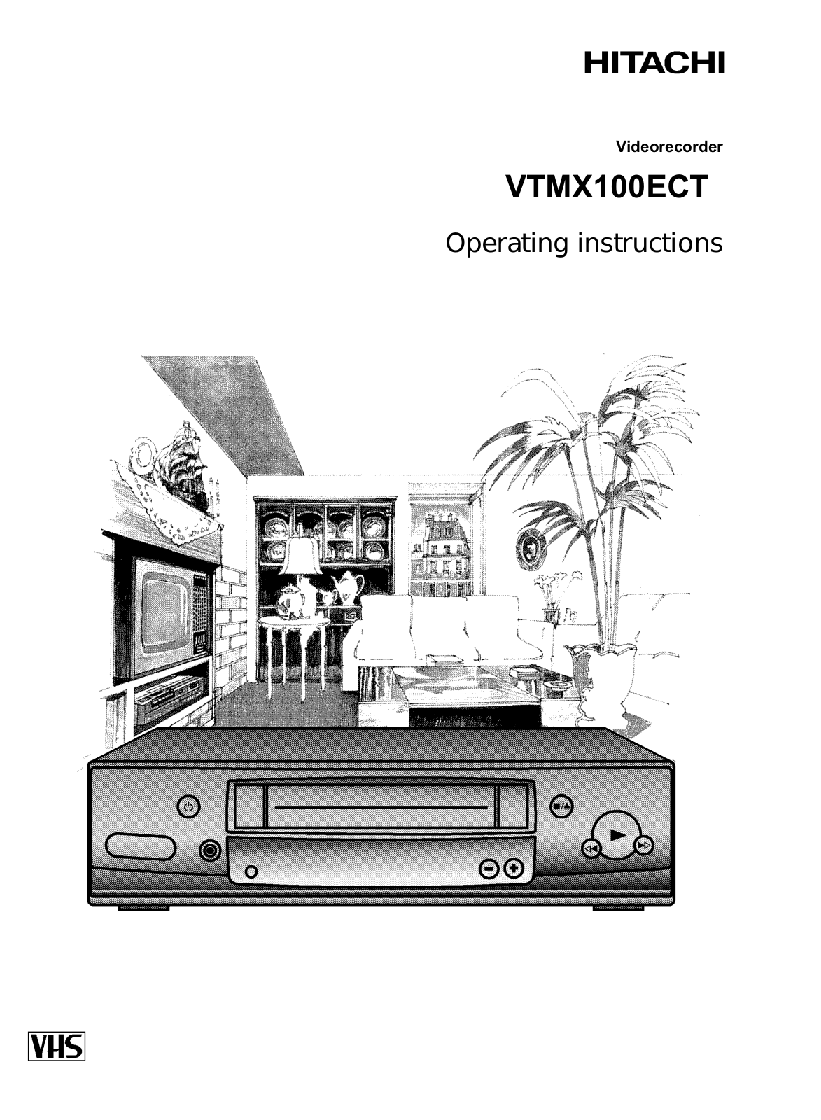 Hitachi VT-MX100ECT User's Guide