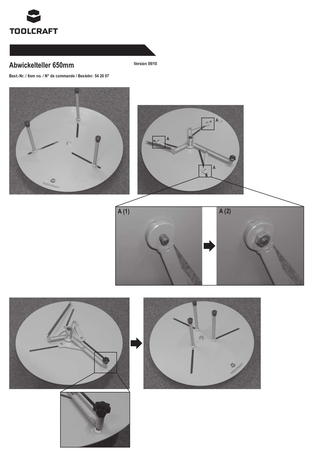 TOOLCRAFT 542007 Instructions