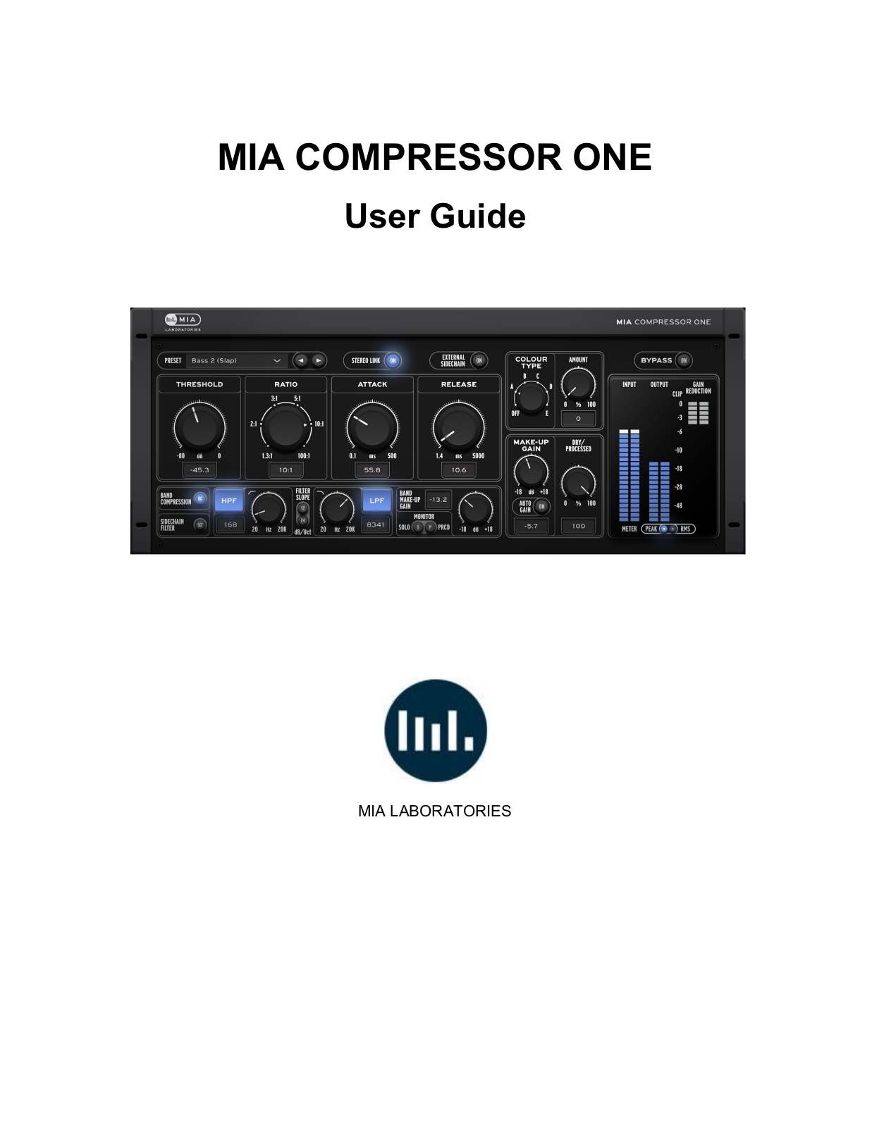 MIA Compressor One User Manual