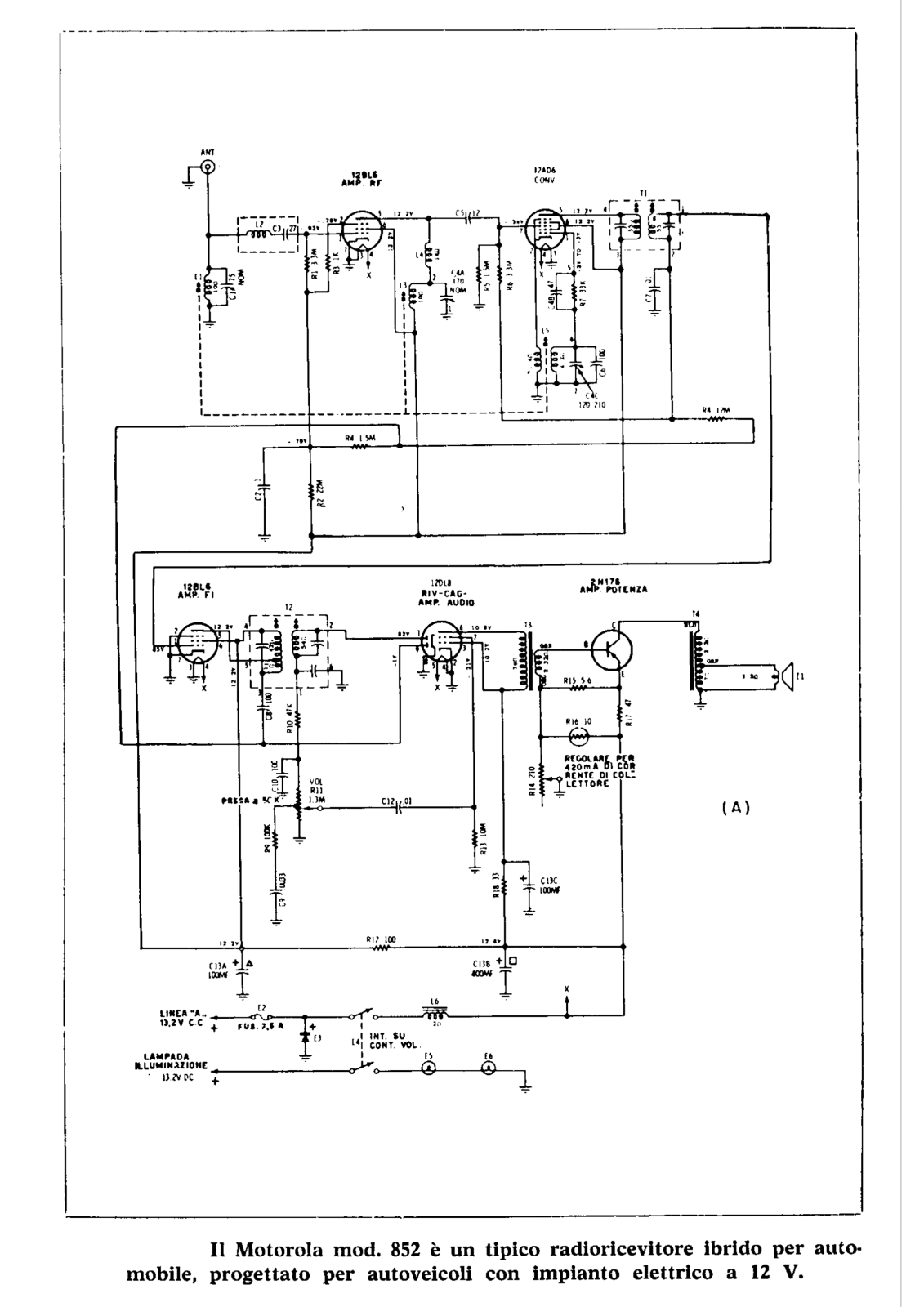 Motorola 852 schematic