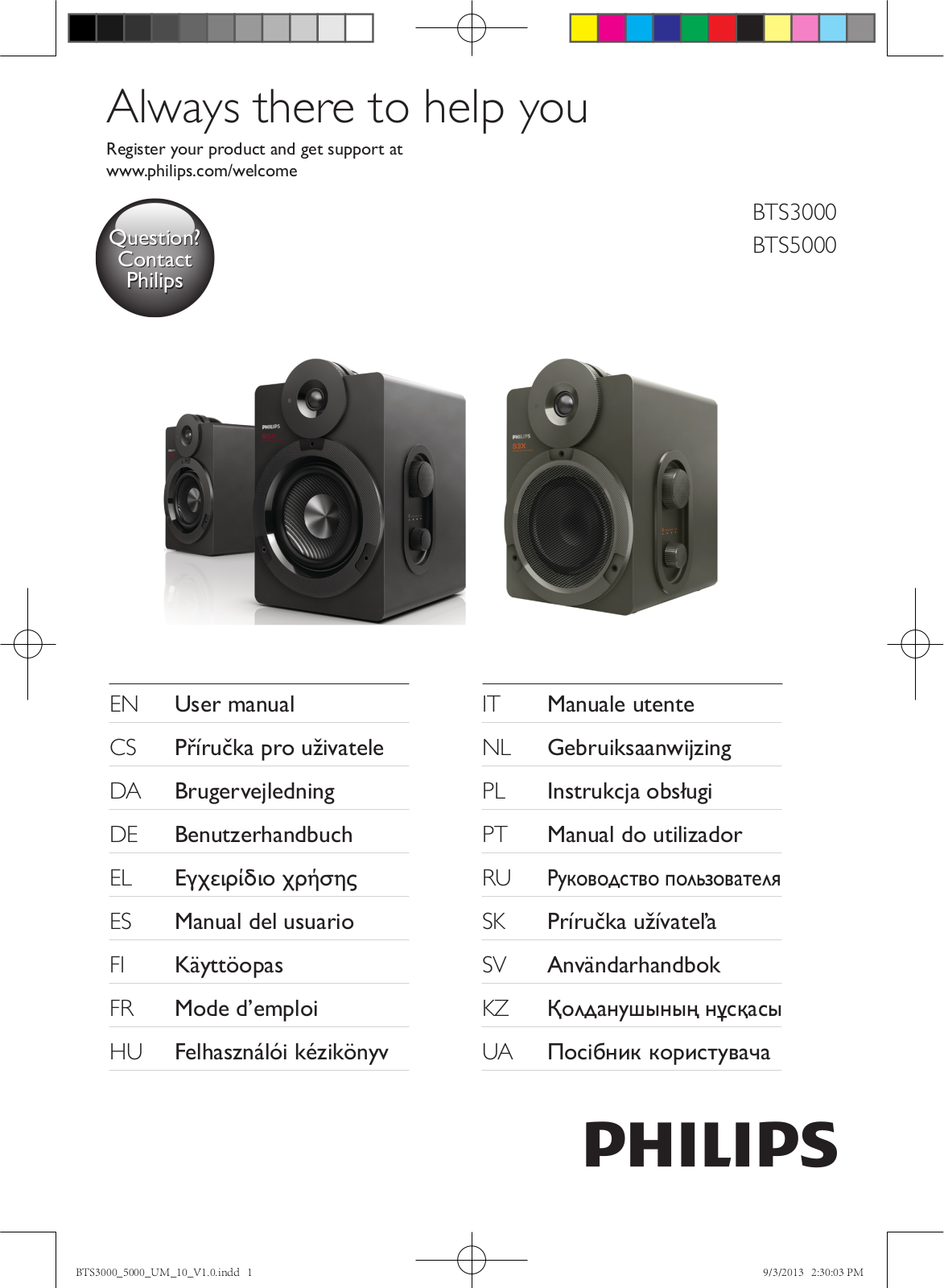 Philips BTS3000 User Manual