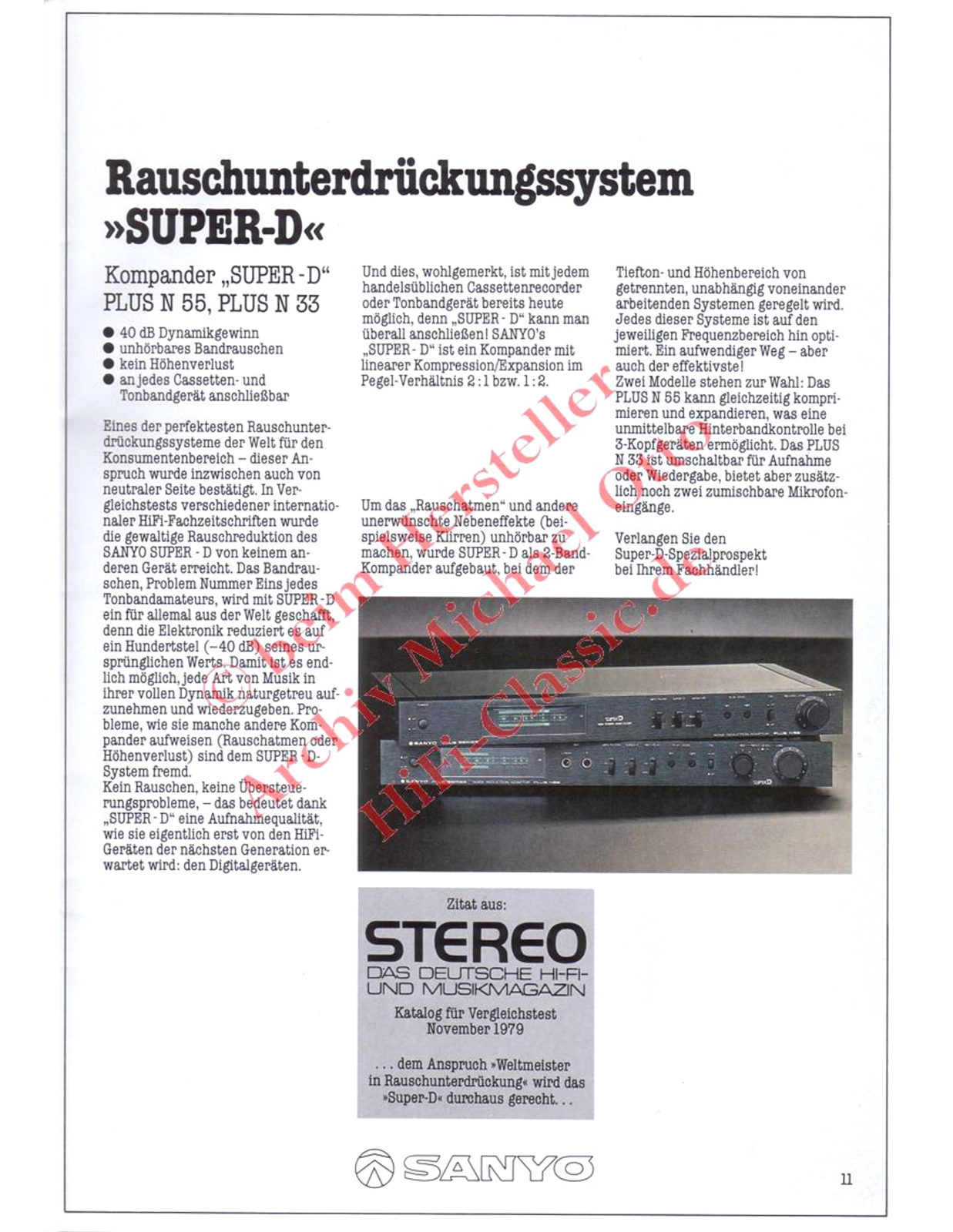 Sanyo Super-D-PLUS User guide - ManualMachine.com