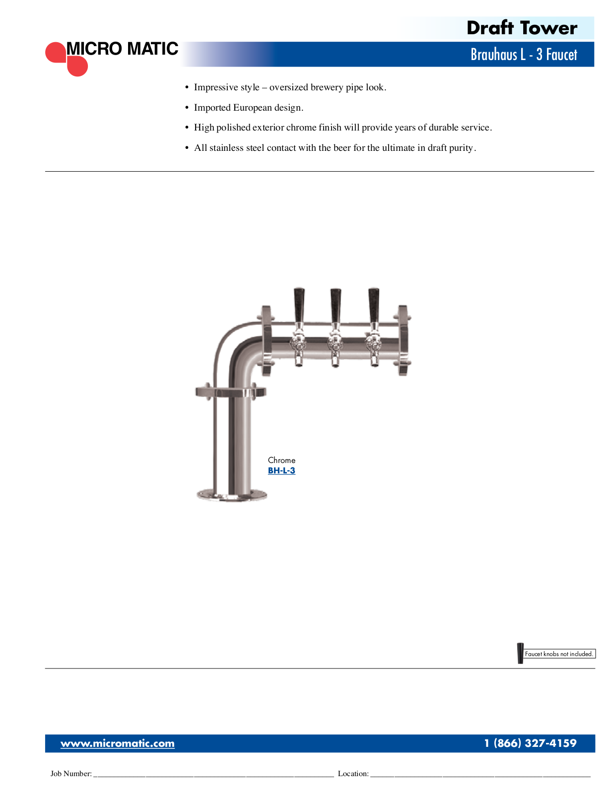 Micro Matic BH-L-3 User Manual