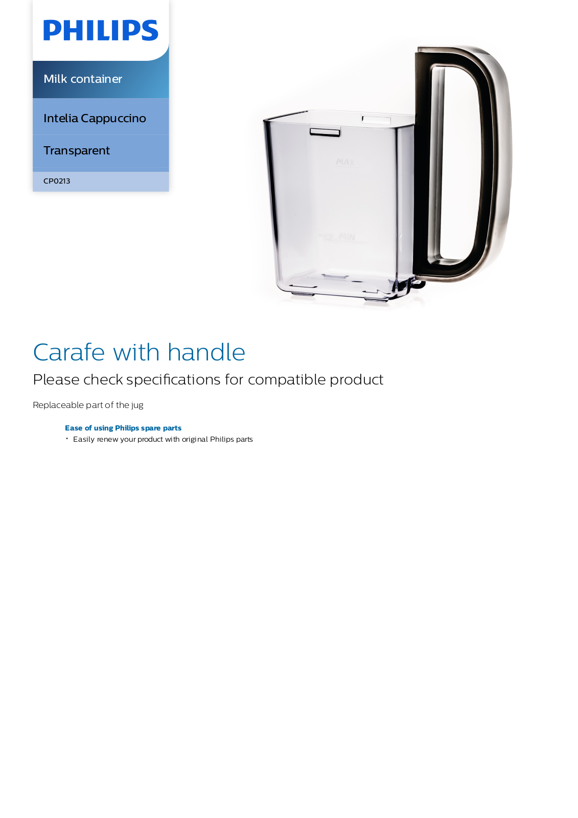 Philips CP0213/01 leaflet - ManualMachine.com