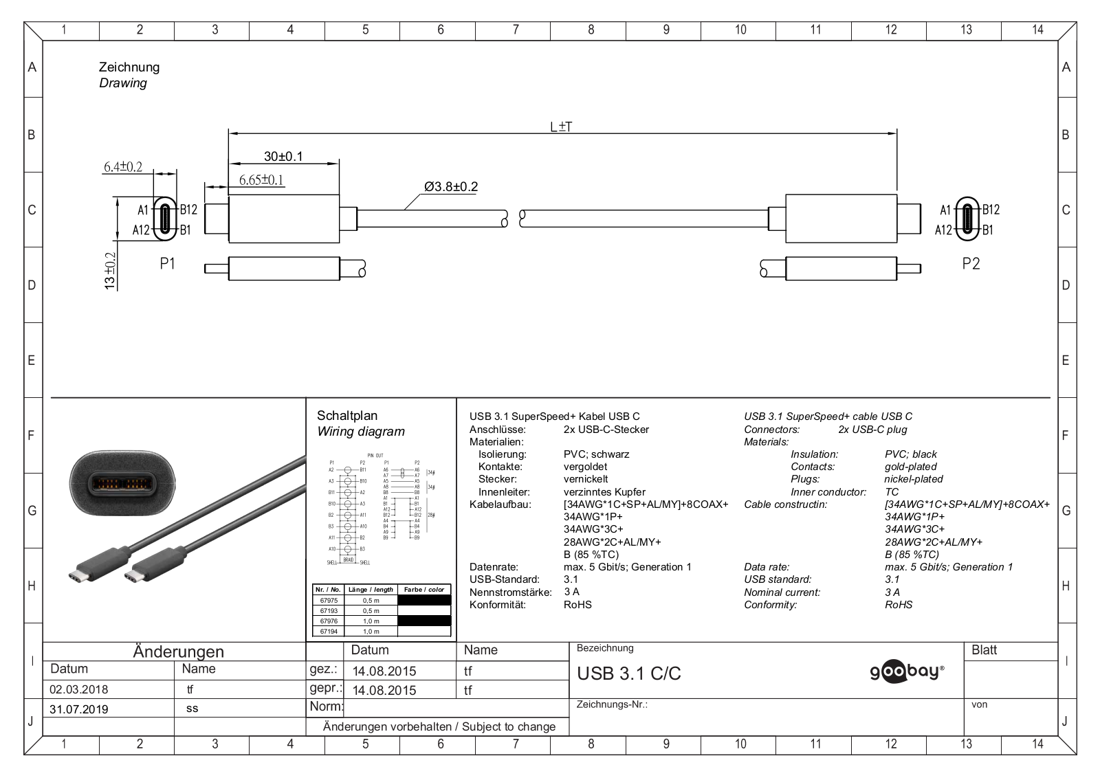 Goobay ICOC U31-CC-010B Drawing - ManualMachine.com