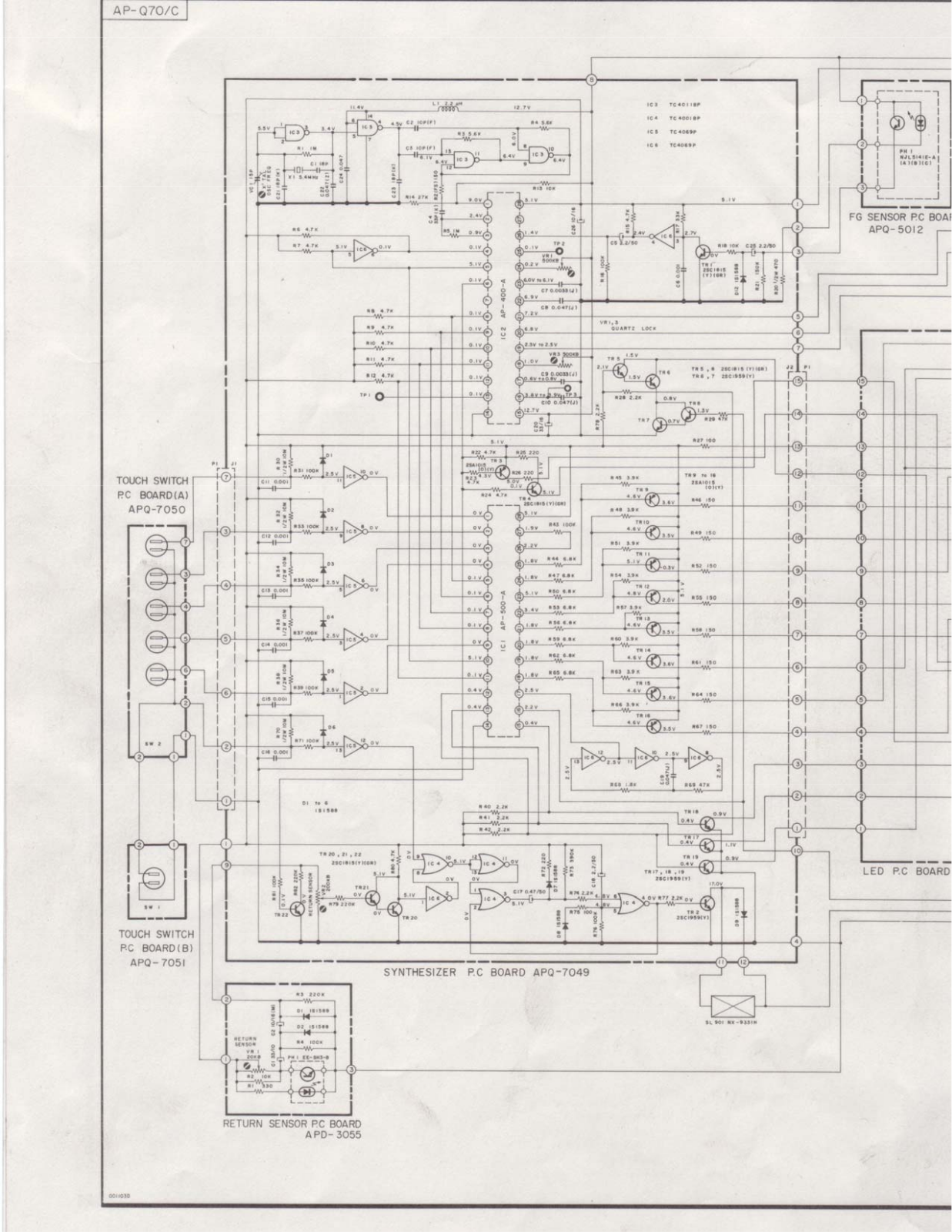 Akai APQ-70 Schematic