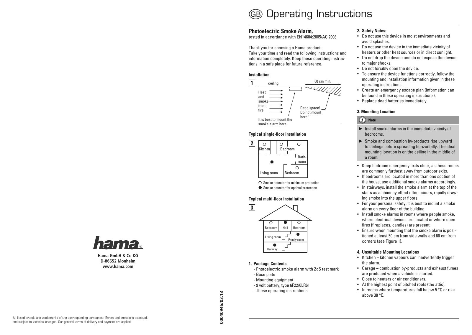 Hama SD-131HS Service Manual