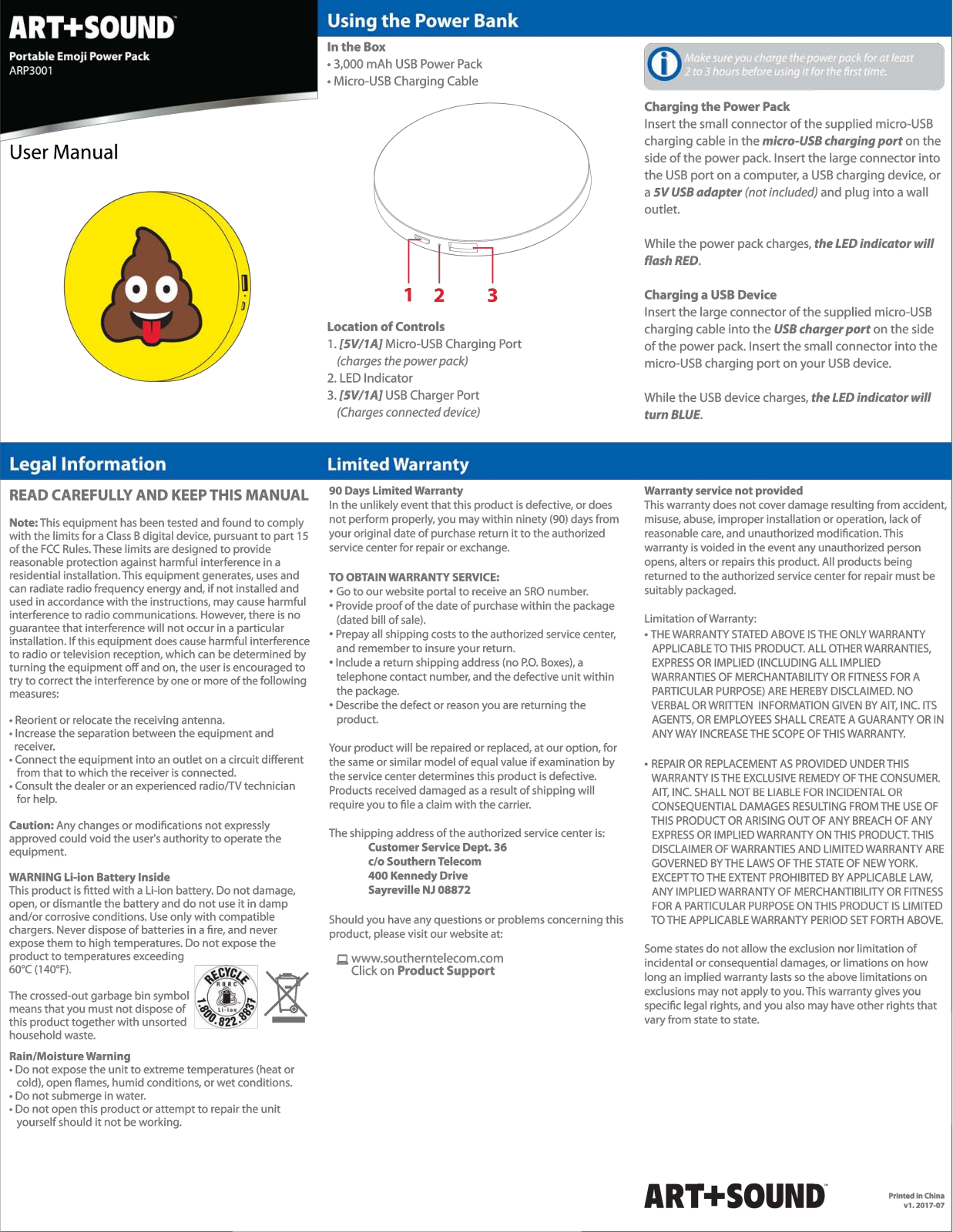 Art Sound ARP3001 User Manual