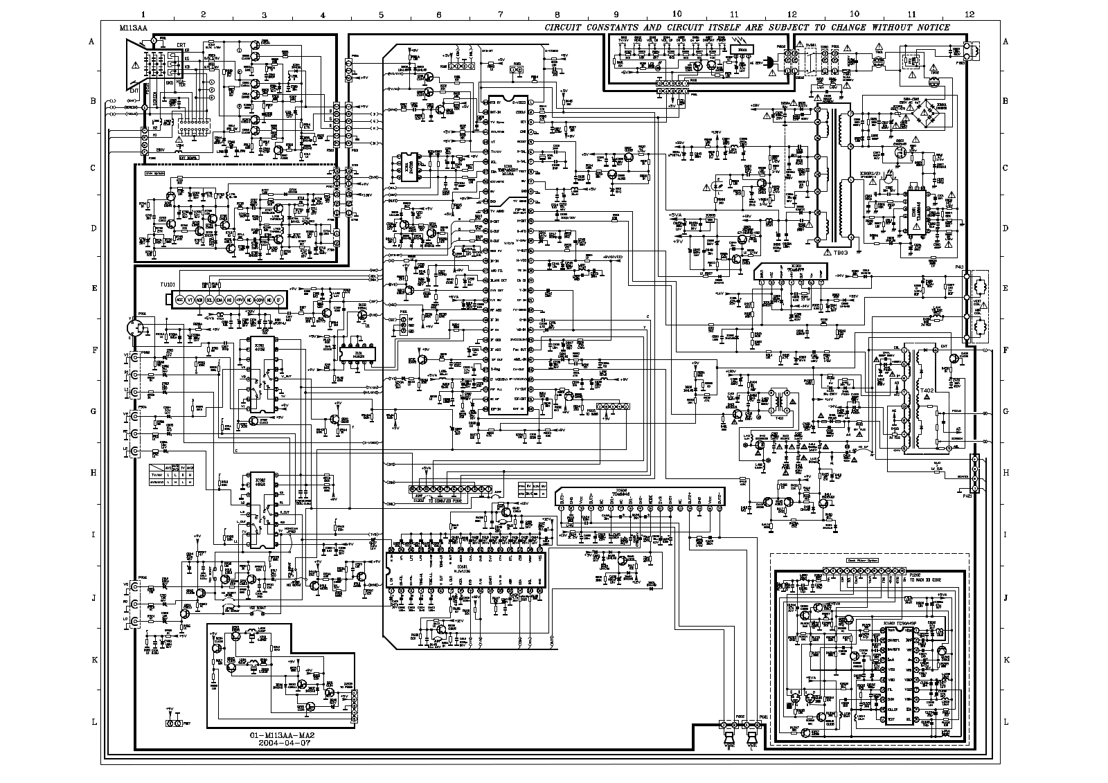 TCL M113A Schematic