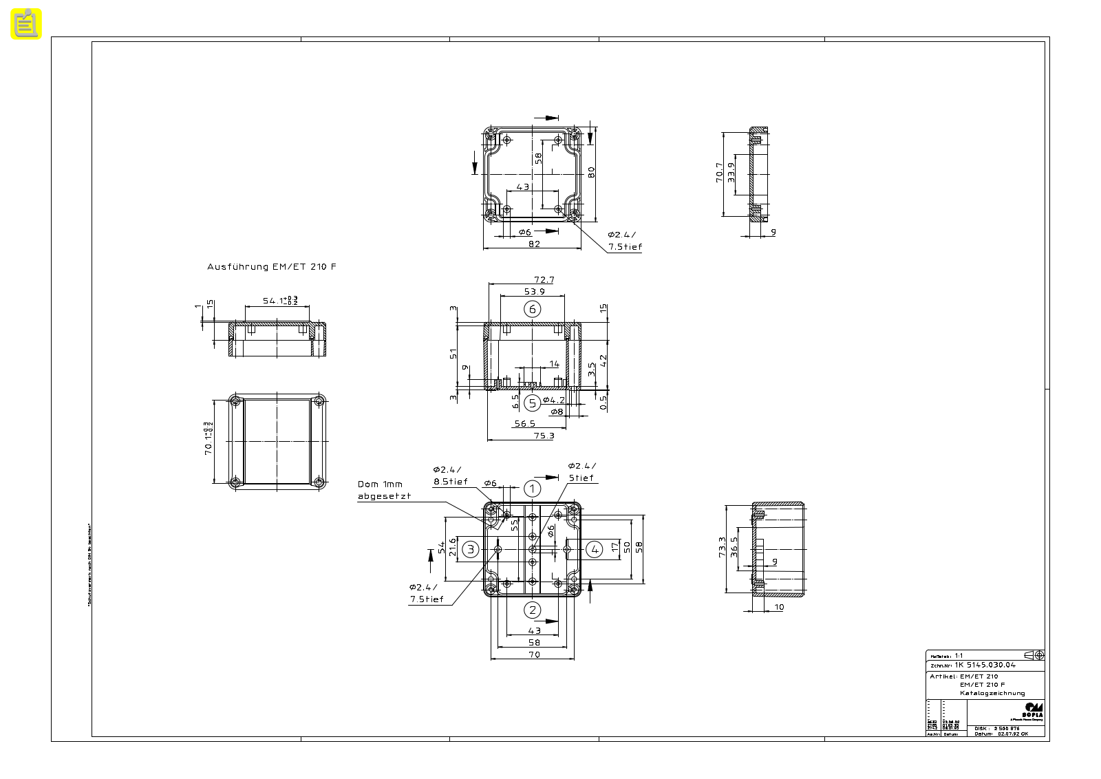 BOPLA BOPLA EM 210 F Datasheet - ManualMachine.com