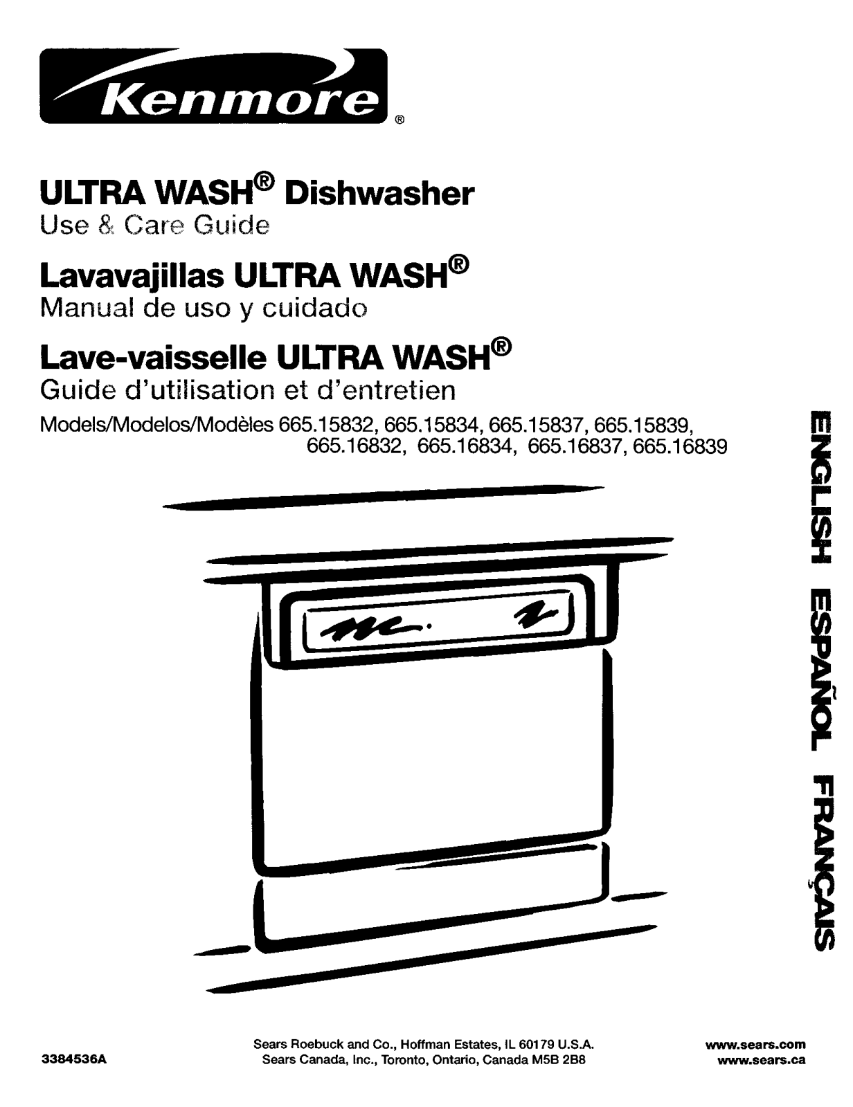 Kenmore 665.15832, 665.15834, 665.15837, 665.16832, 665.16834 User Manual - ManualMachine.com