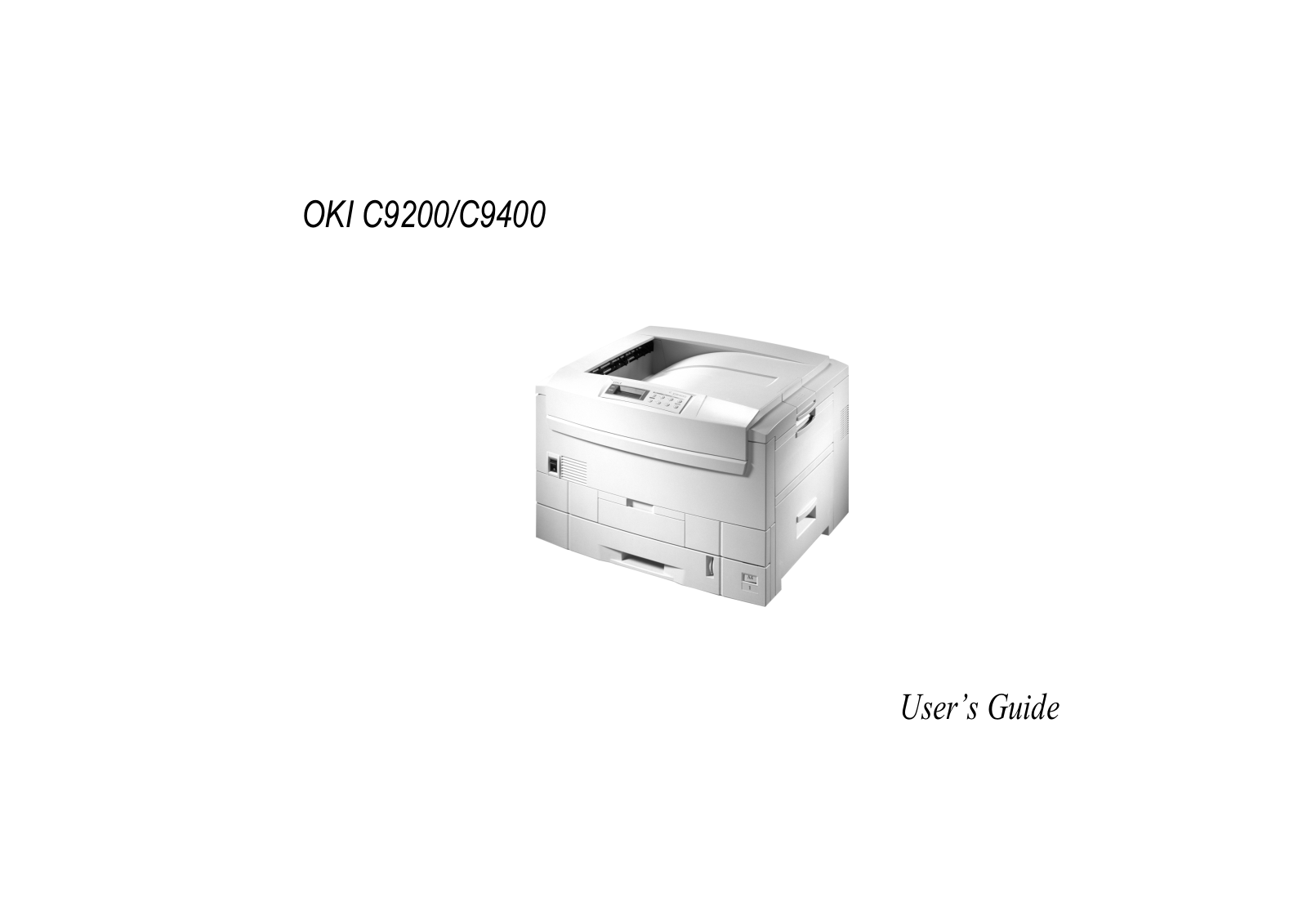 OKI C9200, C9400 User Guide