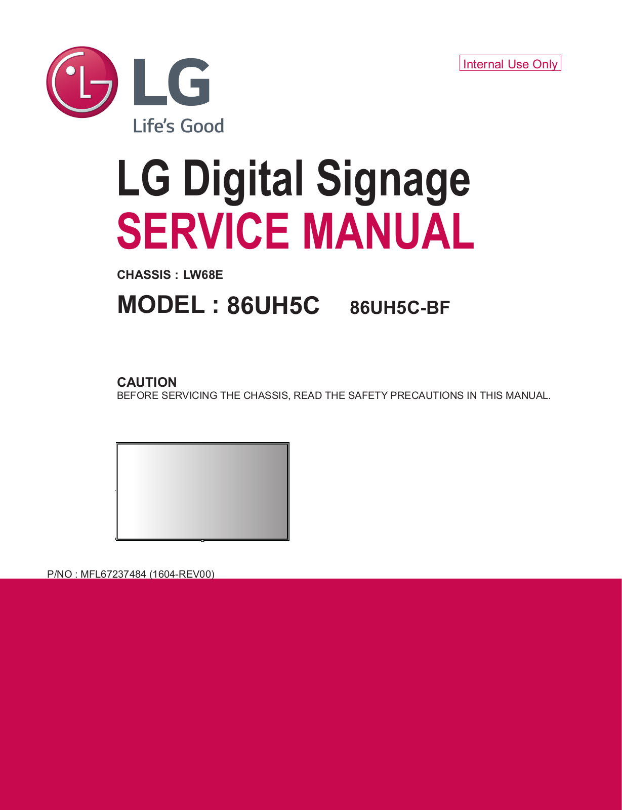 LG 86UH5C Schematic