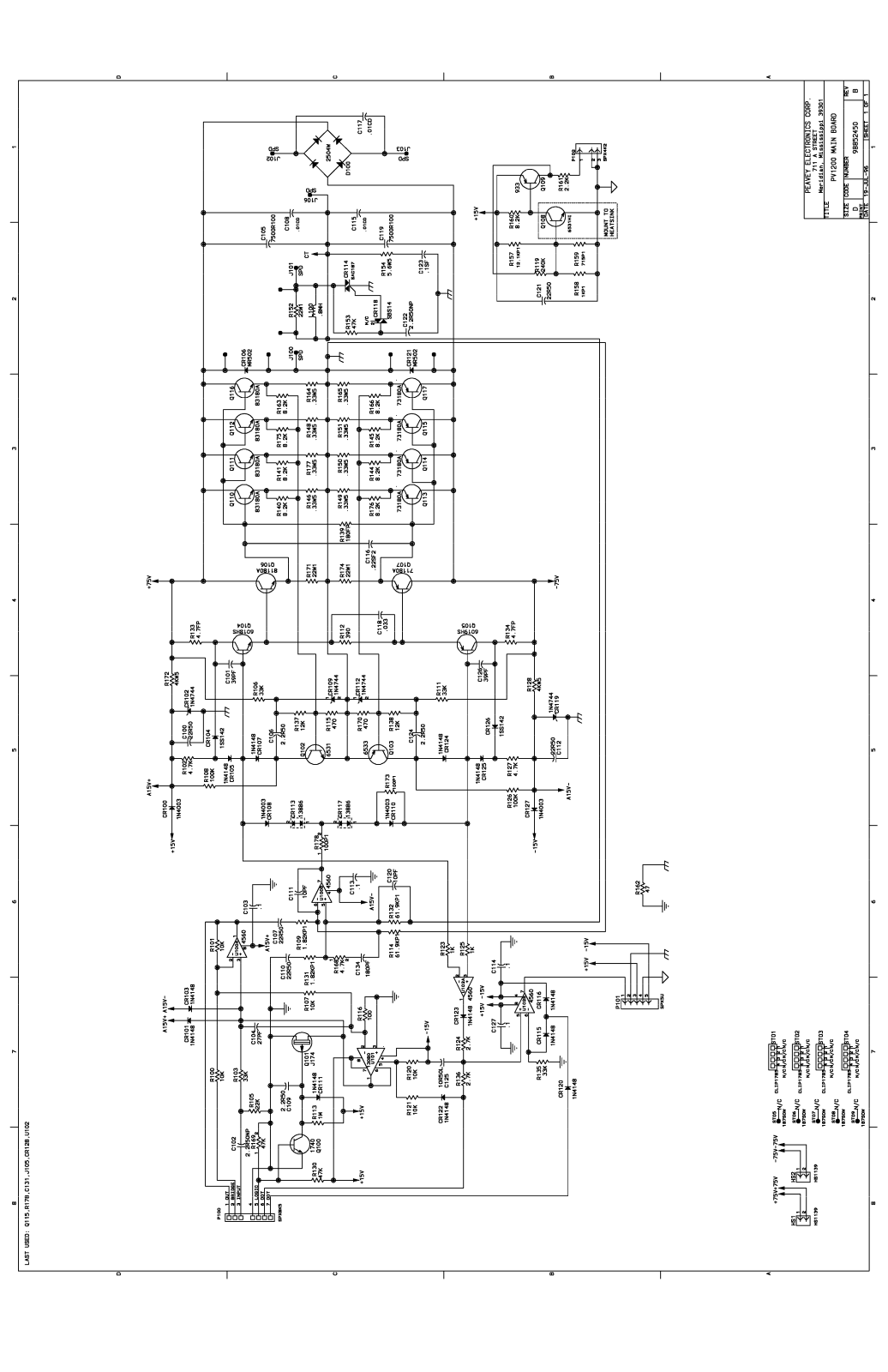 Sony PV1200 Service Manual