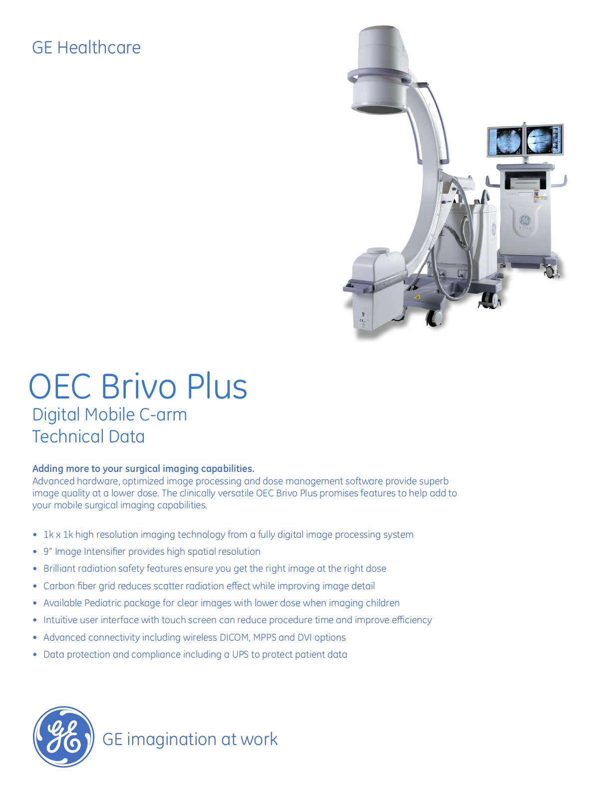 GE Healthcare OEC Brivo Plus Brochure