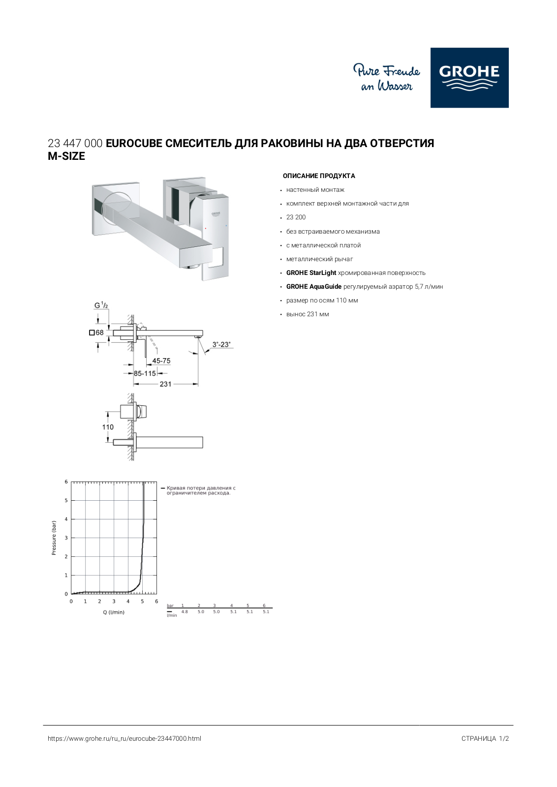 Grohe 23447000 User guide