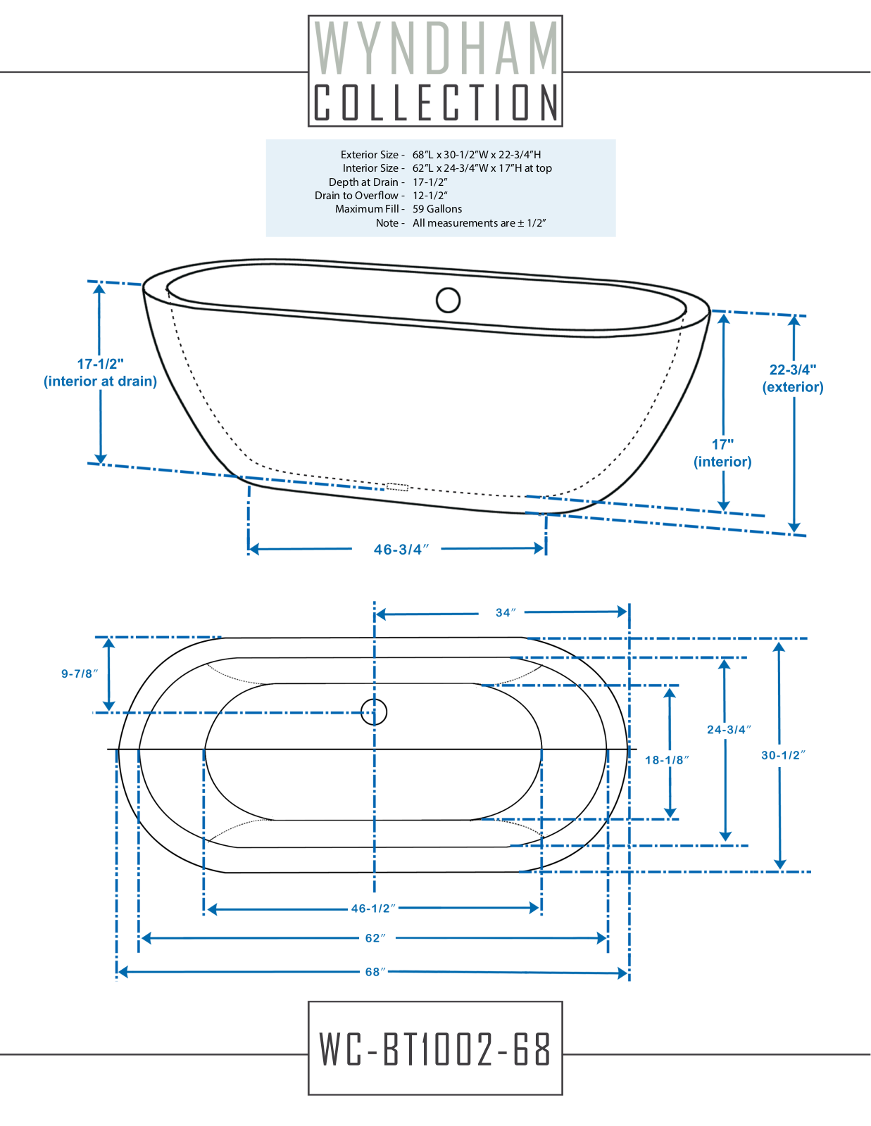 Wyndham Collection WCOBT100268 User Manual