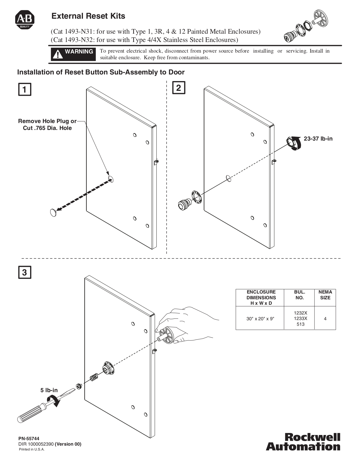 Rockwell Automation 1493-N31 User Manual